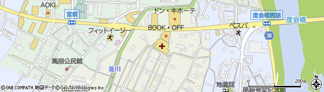 ダイソー伊勢度会橋店周辺の地図