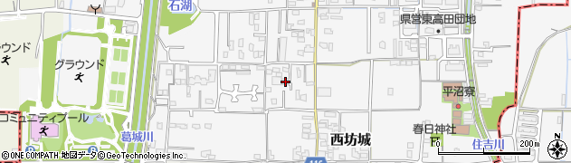 奈良県大和高田市西坊城455周辺の地図