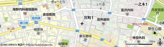 三重県伊勢市宮町周辺の地図