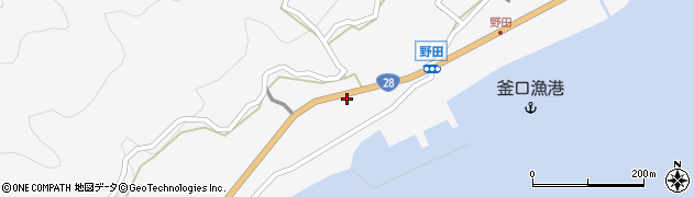 兵庫県淡路市釜口450周辺の地図