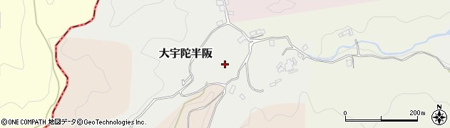奈良県宇陀市大宇陀半阪周辺の地図