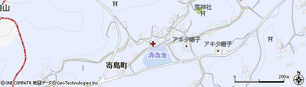 岡山県浅口市寄島町14721周辺の地図