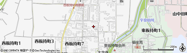 大阪府富田林市西板持町7丁目周辺の地図