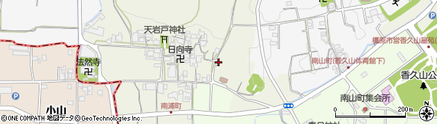 奈良県橿原市南浦町72周辺の地図