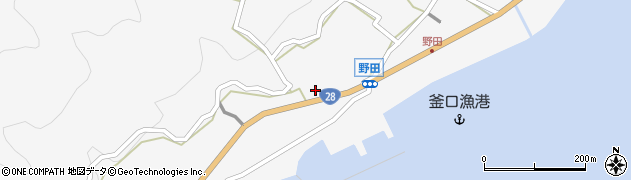 兵庫県淡路市釜口475周辺の地図