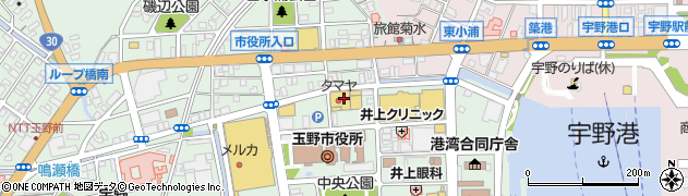 株式会社玉屋　宇野店周辺の地図