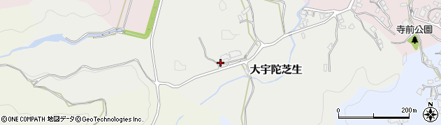 奈良県宇陀市大宇陀芝生周辺の地図