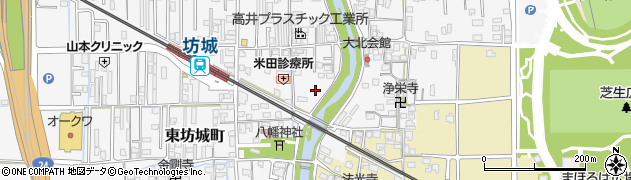 奈良県橿原市東坊城町582-3周辺の地図