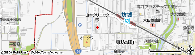 奈良県橿原市東坊城町202-7周辺の地図