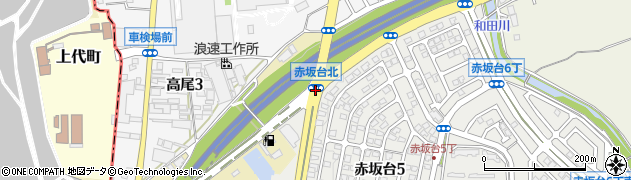 赤坂台北周辺の地図