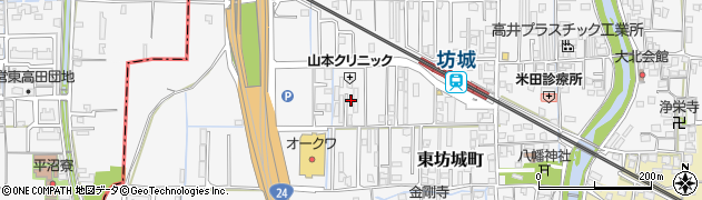奈良県橿原市東坊城町202-13周辺の地図