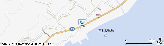 兵庫県淡路市釜口589周辺の地図