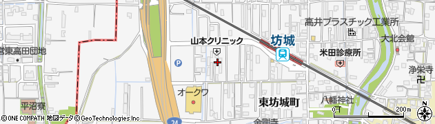 奈良県橿原市東坊城町202-14周辺の地図