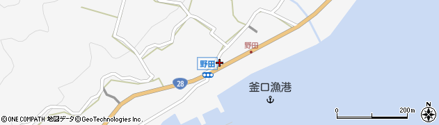 兵庫県淡路市釜口609周辺の地図