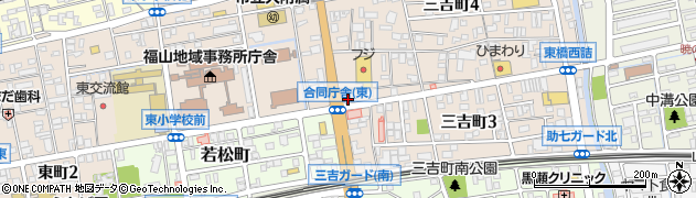 ダンヨガ福山スタジオ周辺の地図