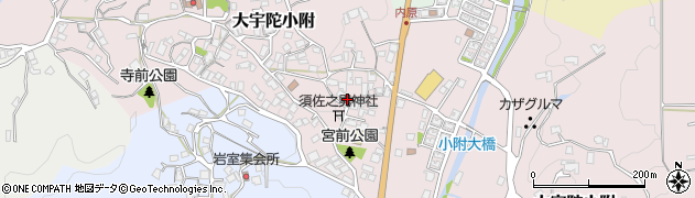奈良県宇陀市大宇陀小附956周辺の地図