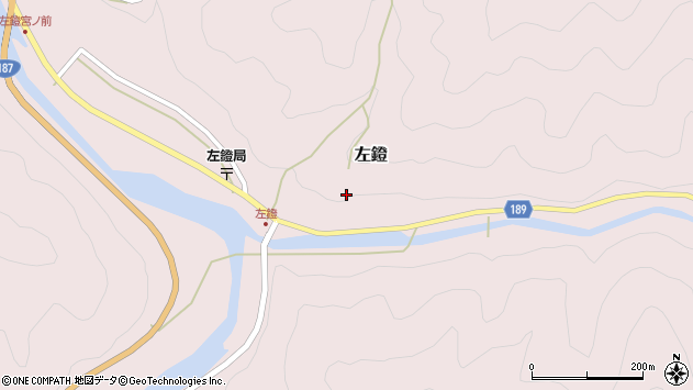 〒699-5202 島根県鹿足郡津和野町左鐙の地図