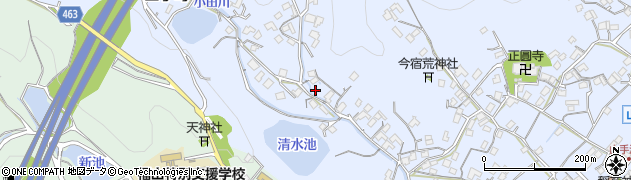 広島県福山市山手町2233周辺の地図