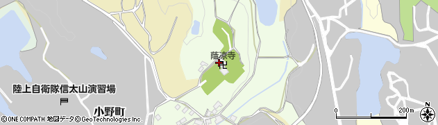 蔭凉寺周辺の地図