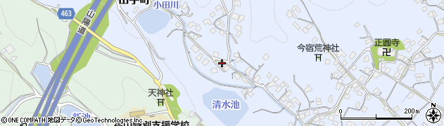 広島県福山市山手町2145周辺の地図