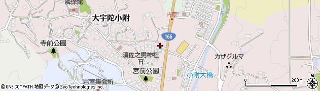 奈良県宇陀市大宇陀小附946周辺の地図