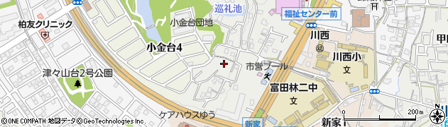 大阪府富田林市桜ケ丘町周辺の地図