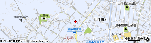 広島県福山市山手町1772周辺の地図