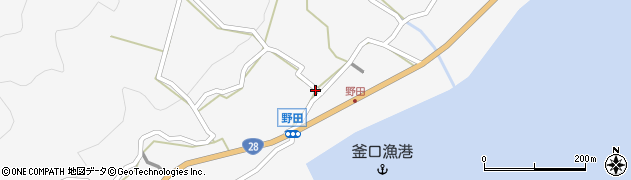 兵庫県淡路市釜口585周辺の地図