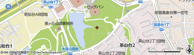 大阪府堺市南区茶山台1丁周辺の地図