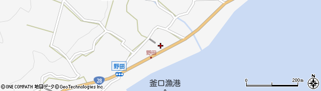 兵庫県淡路市釜口627周辺の地図