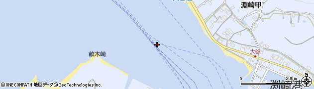 土庄港周辺の地図