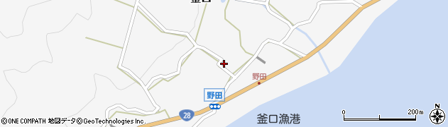 兵庫県淡路市釜口676周辺の地図