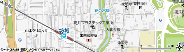 奈良県橿原市東坊城町568周辺の地図