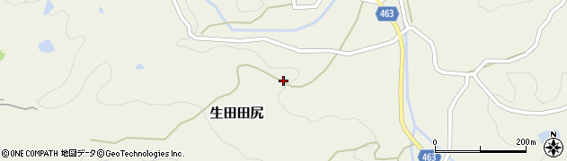 兵庫県淡路市生田田尻837周辺の地図