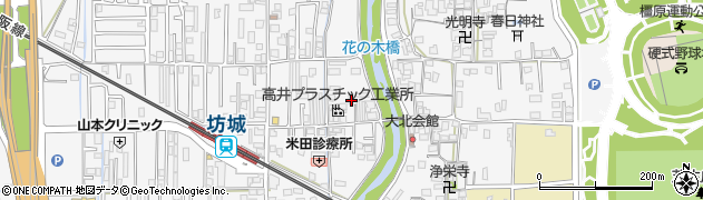 奈良県橿原市東坊城町566周辺の地図