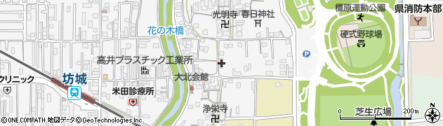 奈良県橿原市東坊城町693-1周辺の地図