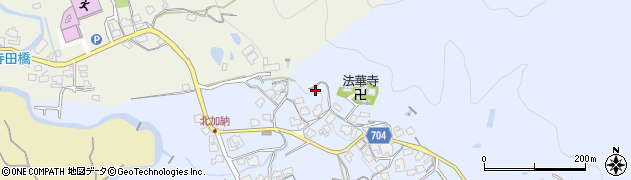 大阪府河南町（南河内郡）加納周辺の地図