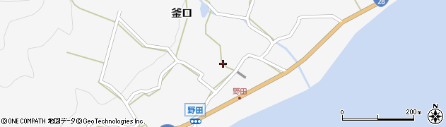 兵庫県淡路市釜口687周辺の地図