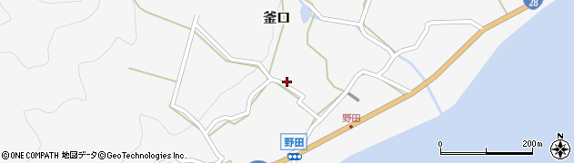 兵庫県淡路市釜口715周辺の地図
