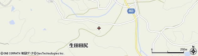 兵庫県淡路市生田田尻894周辺の地図