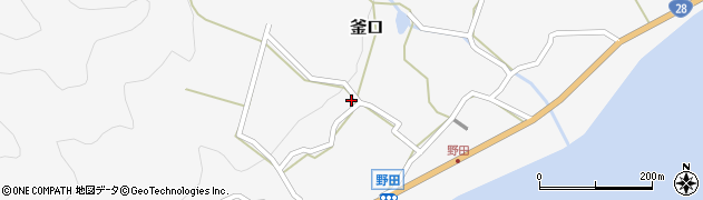 兵庫県淡路市釜口544周辺の地図
