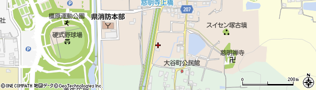 奈良県橿原市慈明寺町448周辺の地図