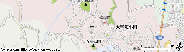 奈良県宇陀市大宇陀小附1191周辺の地図