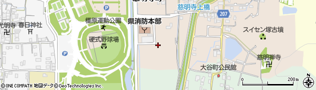 奈良県橿原市慈明寺町33周辺の地図