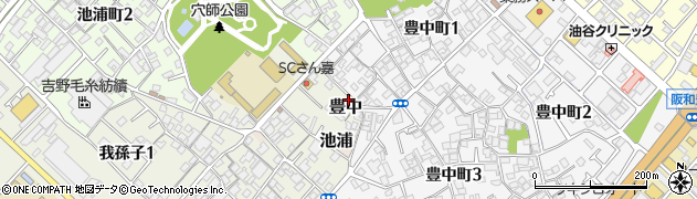 大阪府泉大津市豊中12周辺の地図