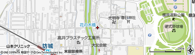 奈良県橿原市東坊城町793周辺の地図