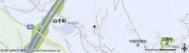 広島県福山市山手町2173周辺の地図