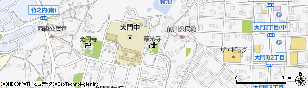 専光寺　テレホン法話サービス周辺の地図