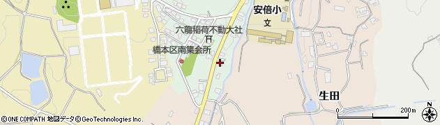 奈良県桜井市橋本266周辺の地図
