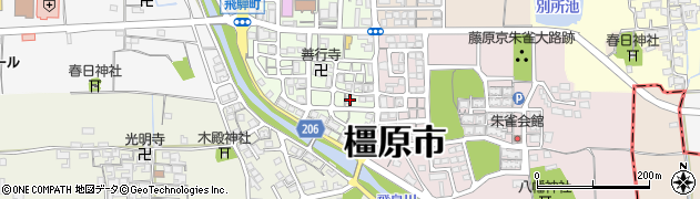 奈良県橿原市飛騨町113周辺の地図